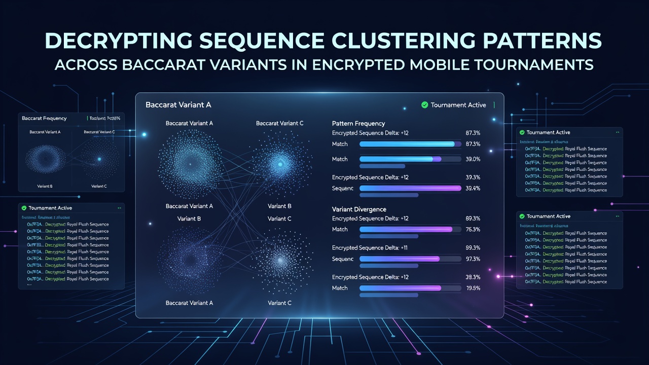 Cluster-Analyse von Baccarat-Sequenzen in mobilen Turnierumgebungen