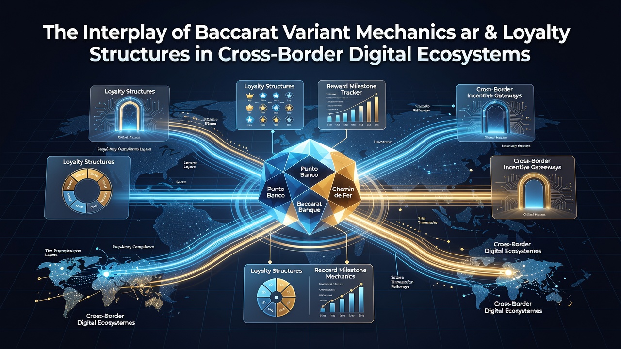 Darstellung grenzüberschreitender Baccarat-Plattformen mit Varianten und Treuesystemen